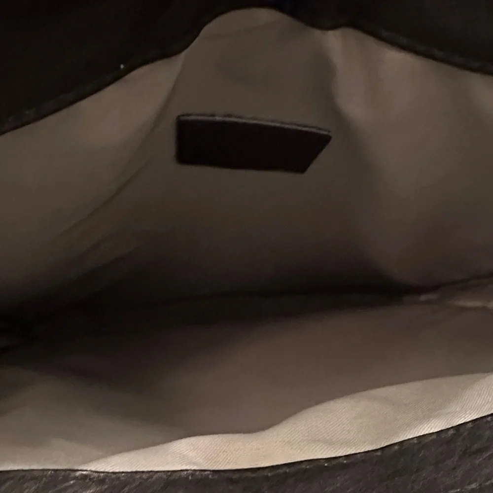 Piel Black Leather Laptop Bag